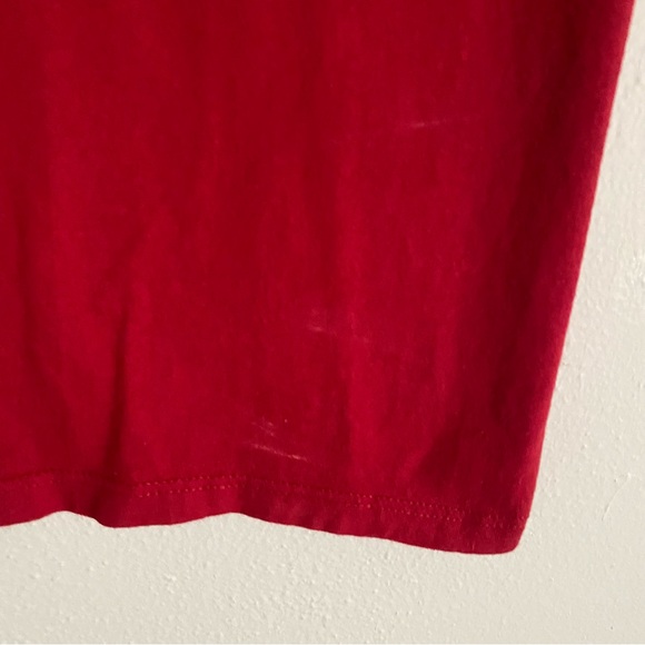 Vintage 90s Disney Mickey Mouse Red Tshirt Large - Picture 5 of 5